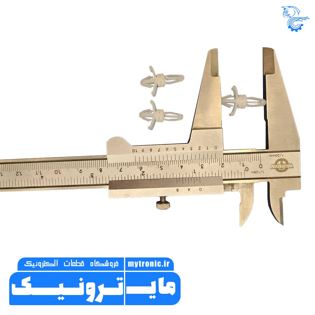 اسپیسر پلاستیکی دو سر ضامن M4x5 3 two headed plastic spacer 02 min