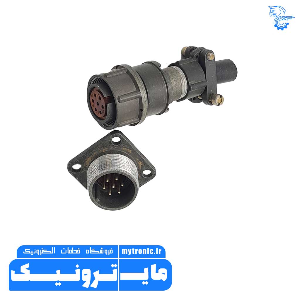 کانکتور روسی نری فلنچ 7 پین قطر 18 2 کانکتور روسی نری فلنچ 7 پین قطر 18