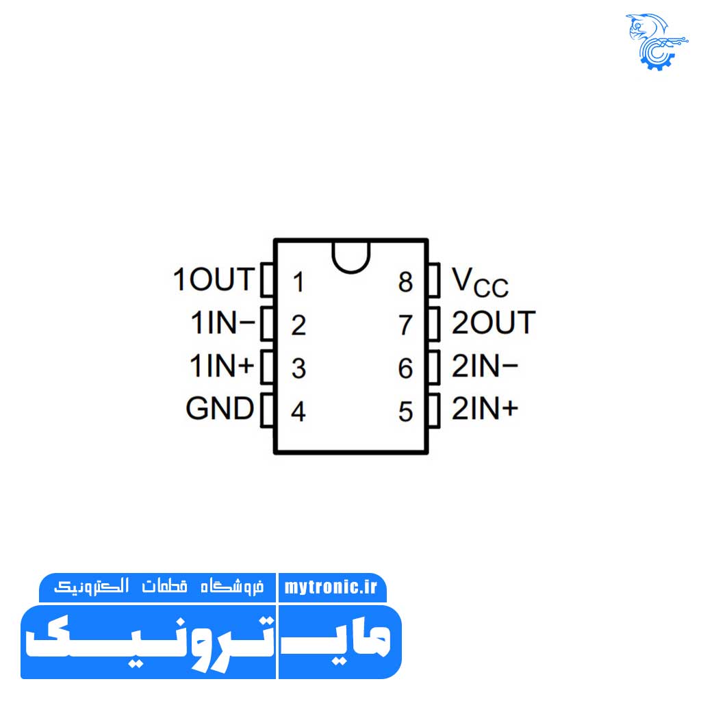 آی سی آپ امپ LM393/SMD 3 آی سی LM393/SMD